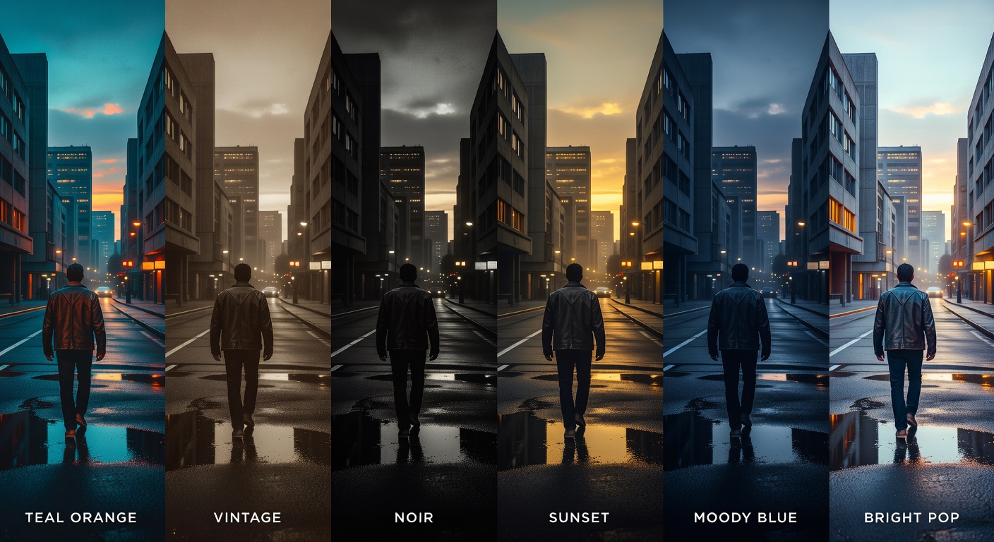 Color grading presets