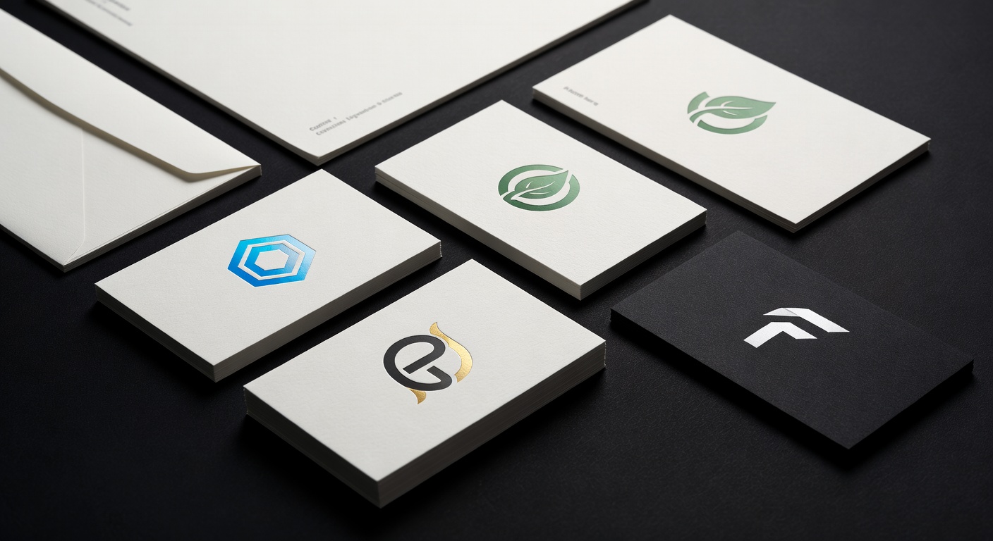 AI generated logo mockups