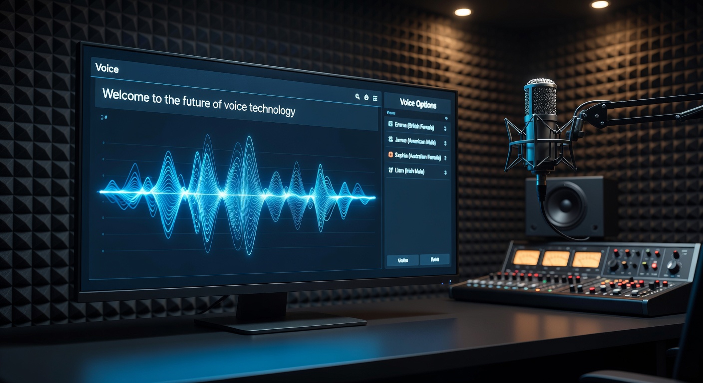 Text to speech voice options